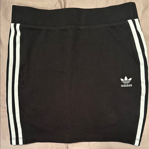 adidas Dresses & Skirts - Adidas Black Skirt with White Accents